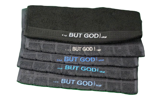 Sweat Towels   ~   " . . . BUT GOD! "