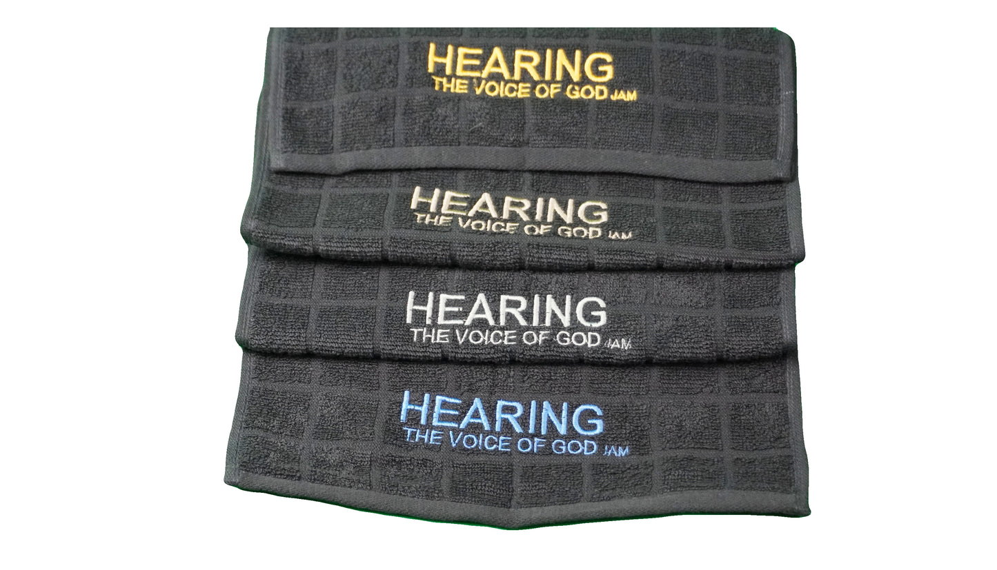 Sweat Towels ~ " Hearing The Voice Of God "